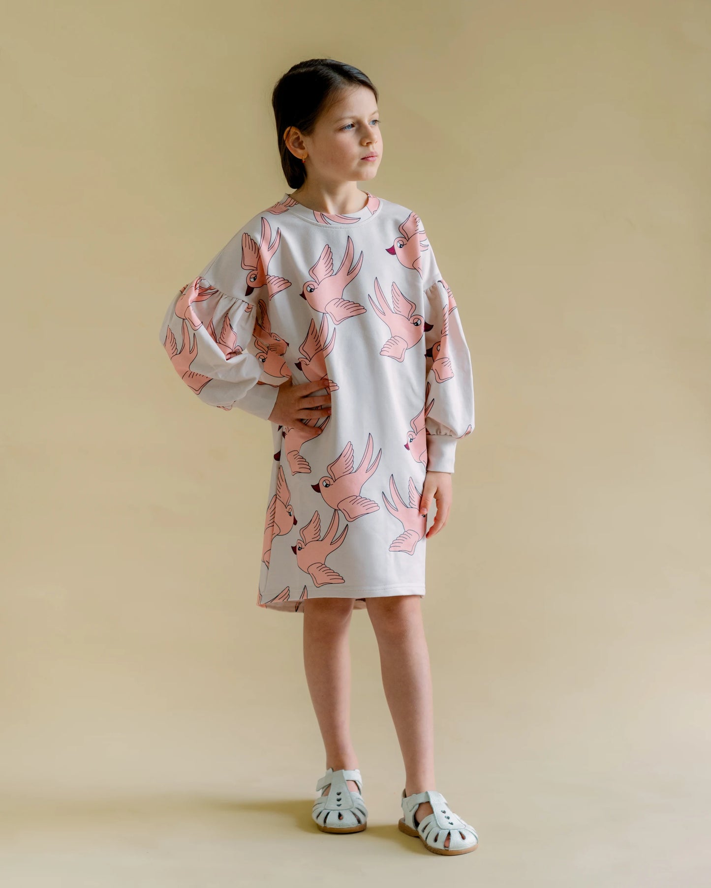 SWALLOW ECRU / PUFF TUNIC