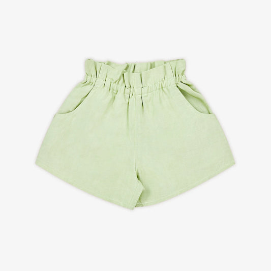 Tencel Linen Shirred Shorts