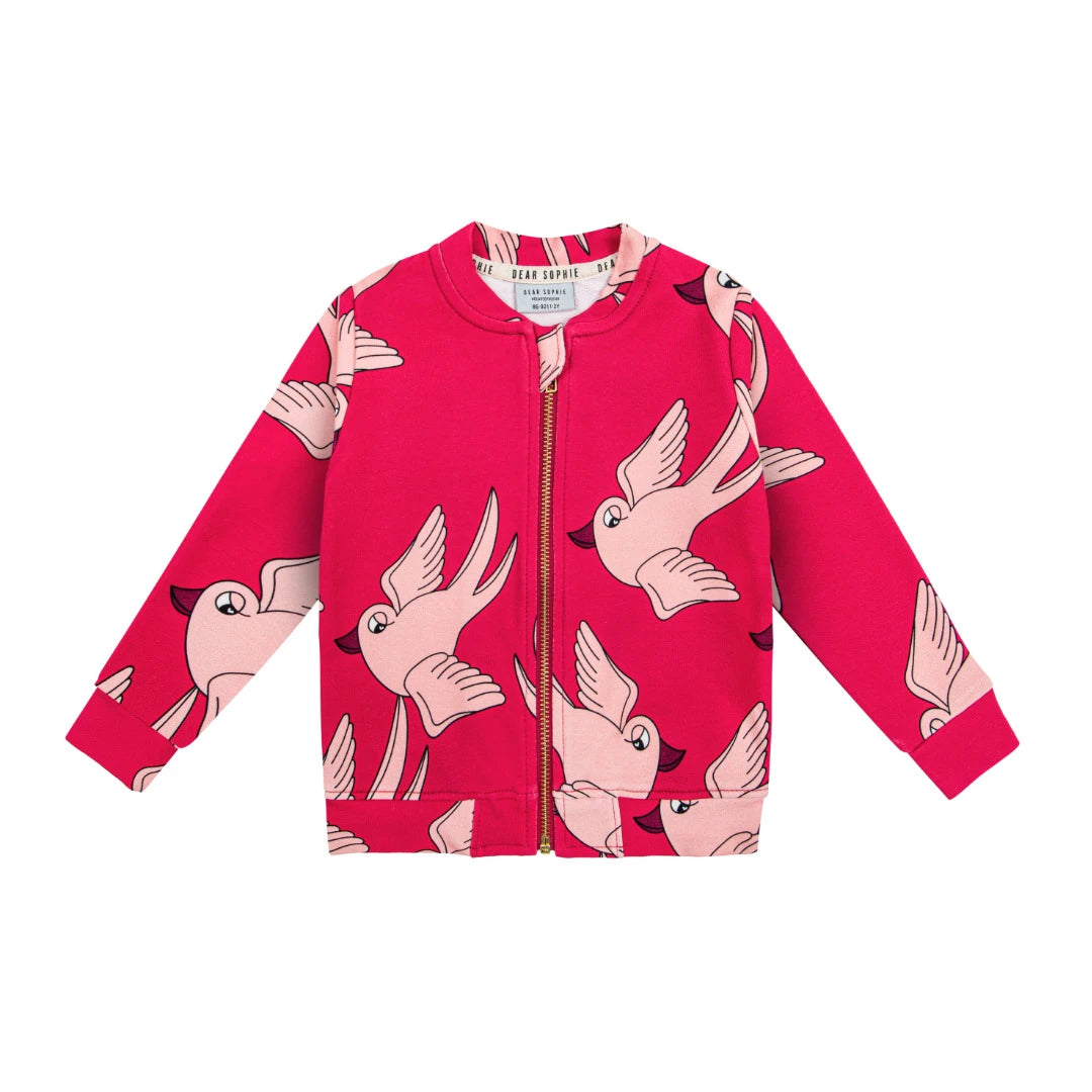 SWALLOW RED / BOMBER JACKET