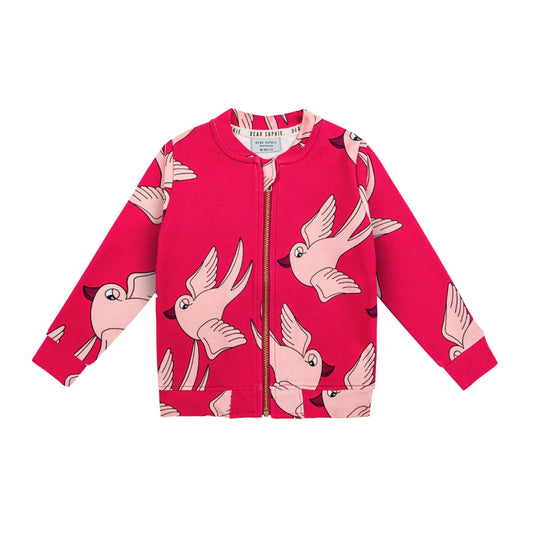 SWALLOW RED / BOMBER JACKET